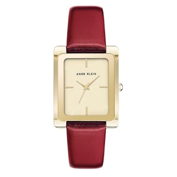 Stylish Women\'s Leather Strap Watch Red /Gold main image 5